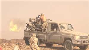 سقوط قتلى وجرحى حوثيين في مواجهات مع الجيش الوطني شرقي الجوف