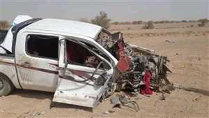 إصابة 3 مدنيين بينهم طفلين بانفجار لغم حوثي شرق تعز