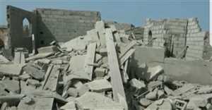 تدمير 5 منازل بقصف حوثي استهدف حيّاً سكنياً بالحديدة