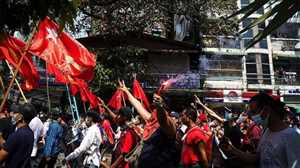 لليوم الثالث.. مظاهرات رافضة للانقلاب العسكري في ميانمار