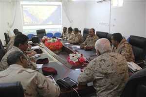المنطقة العسكرية الأولى تناقش الموقف العام للجبهات ومسرح عمليات المنطقة