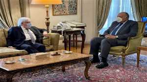 وزير الخارجية المصري وغريفيث يبحثان جهود التوصل لحل سياسي مستدام في اليمن