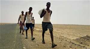 منظمة دولية ترصد وصول أكثر من ألف مهاجر أفريقي إلى اليمن خلال شهرين