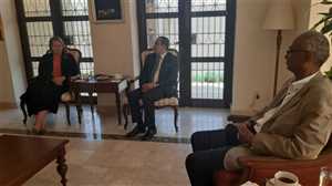 رئيس برلمانية الإصلاح يبحث مع القائمة بأعمال السفير الأمريكي مستقبل السلام في اليمن