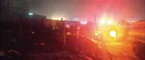 حريق يلتهم مأوى 5أسر في مخيم للنازحين بمارب، والوحدة التنفيذيةتوثق 19حالة حريق خلال الربع الأول من العام الجاري.