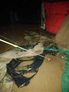 مأرب:أكثر من  1200نازح بلا مأوى بسبب جرف السيول لمنازلهم المؤقتة.