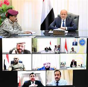 مجلس القيادة الرئاسي يشدد على أهمية حشد وتعبئة كافة القدرات، والطاقات لإنهاء انقلاب مليشيا الحوثي الإرهابية.