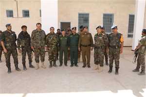 اللجنة العسكرية والأمنية تختتم زيارتها الميدانية إلى هيئات ودوائر وزارة الدفاع والمناطق  والوحدات الأمنية بمأرب.