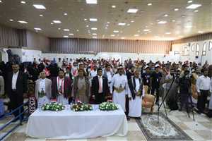 مجلس شباب الثورة يقيم حفل خطابي بمناسبة العيد33 للوحدة اليمنية.