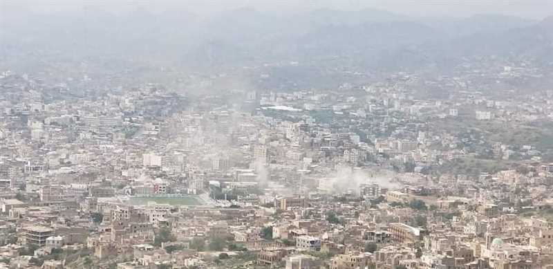 استشهاد وإصابة 4 مدنيين بقصف حوثي على مدينة تعز