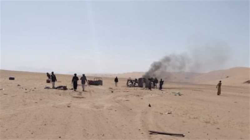 استشهاد مدني وجرح شقيقه بانفجار لغم حوثي في الجوف