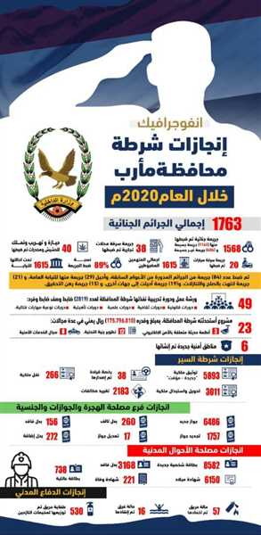 شرطة مأرب تؤكد أن 2020 عام الكفاءة الأمنية والتحديث الشامل للعمل الأمني في المحافظة