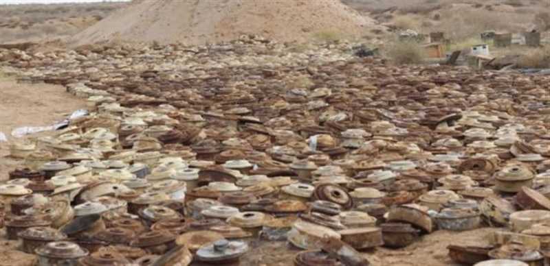 إتلاف 5 آلاف لغم أرضي وعبوة ناسفة زرعتها ميليشيا الحوثي في حجة