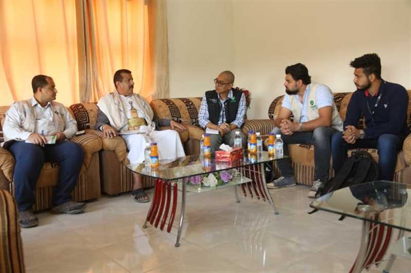 مأرب: الوكيل مفتاح يناقش التدخلات الإنسانية مع فريق منظمة أوكسفام البريطانية