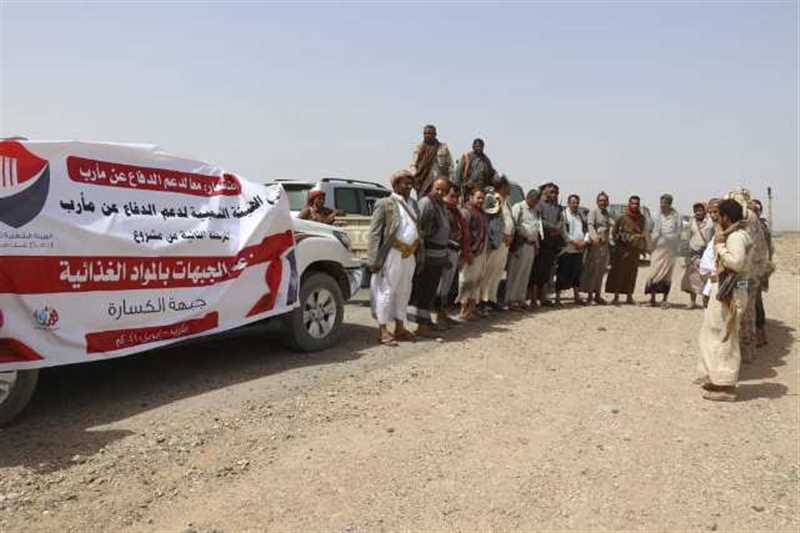 الهيئة الشعبية لدعم الدفاع عن مأرب تسيّر قوافل غذائية دعماً للجبهات