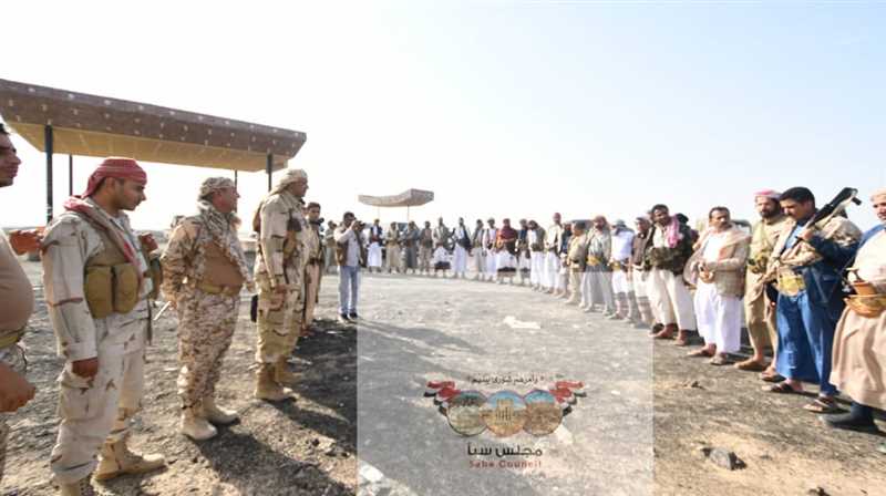 مجلس سبأ يسيّر قافلة عيدية للمرابطين في جبهات مارب