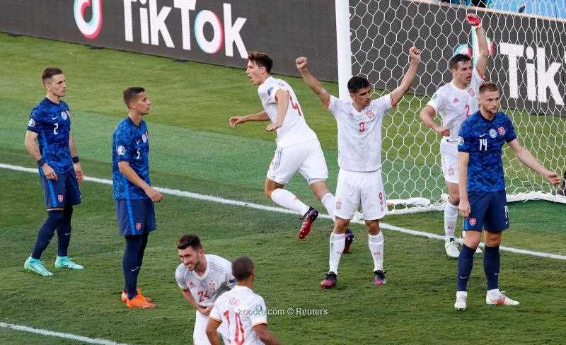 السويد تنهي حلم ليفاندوفسكي مبكرا وإسبانيا تسحق سلوفاكيا بخماسية وتعبر لثمن نهائي اليورو2020