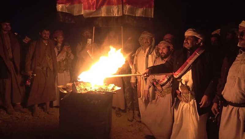 الشريف وبن معيلي يوقدان شعلة ثورة 26 سبتمبر المجيدة في جبهات القتال بصرواح