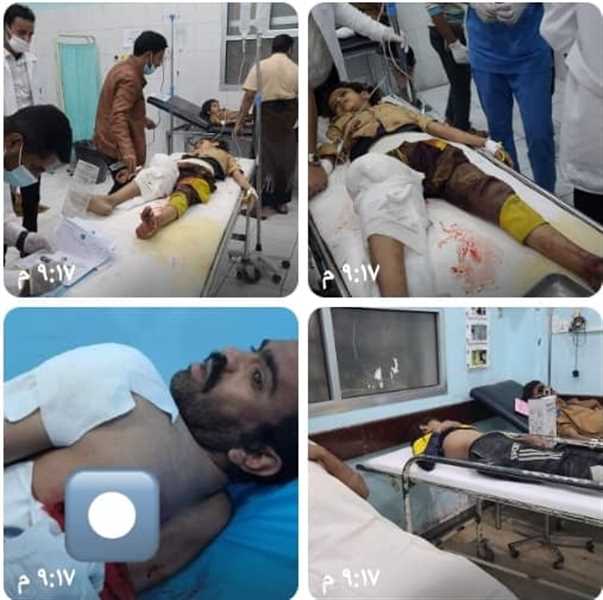 ارتفاع ضحايا مجزرة قصف مليشيا الحوثي لحي سكني في مأرب إلى 39 شهيداً وجريحا.