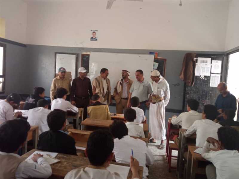 مارب تدشين اختبارات الفصل الثاني للعام الدراسي 2021م_2022م