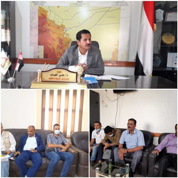 نائب وزير التربية والتعليم يناقش مشاريع اليونيسيف وتدخلاتها في المجال التعليمي.