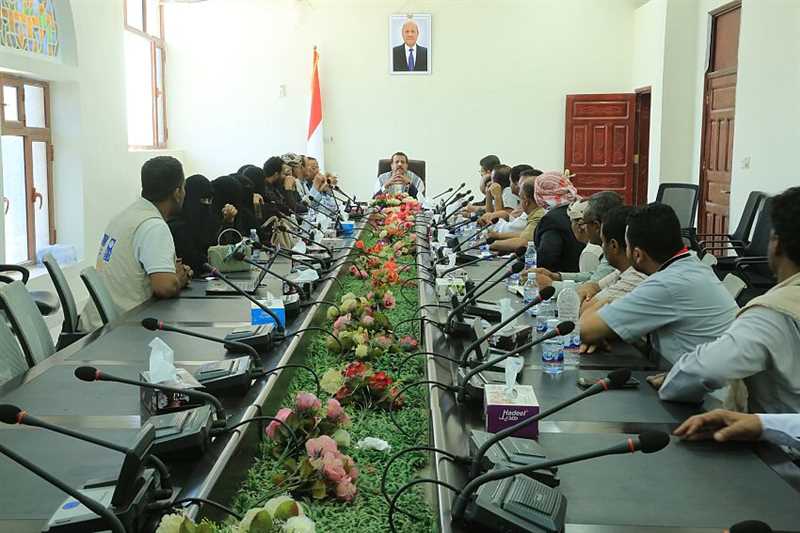 وكيل محافظة مأرب يبحث مع برنامج الأمم المتحدة الإنمائي تعزيز الشراكة.