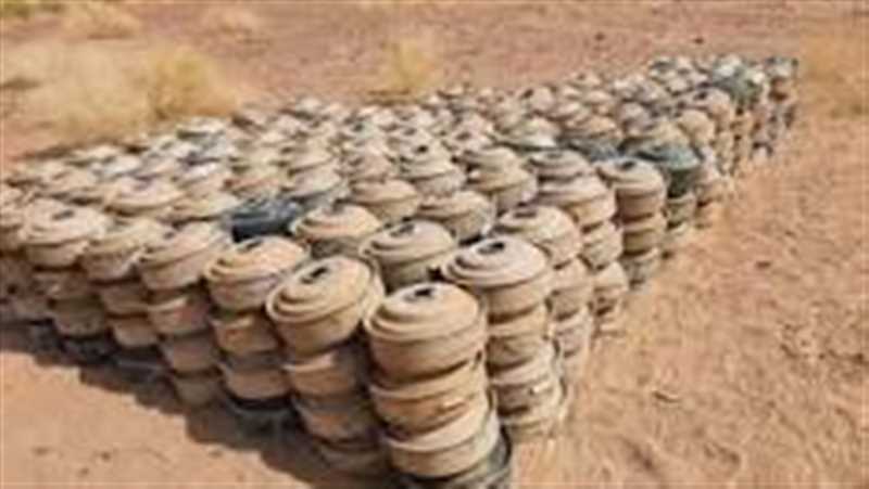 إصابة إمرأة في انفجار لغم زرعته مليشيا الحوثي الإرهابية برغوان مأرب.