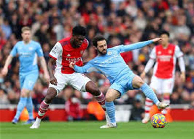 مانشستر سيتي يفوزا على ضيفه أرسنال 4-1 في الدوري الإنجليزي الممتاز لكرة القدم.