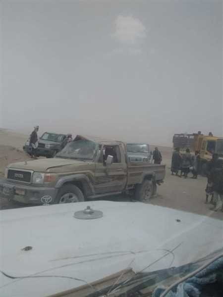 الجوف:قتلى وجرحى بينهم قيادي حوثي في مواجهات مسلحة مع قبائل بني نوف .