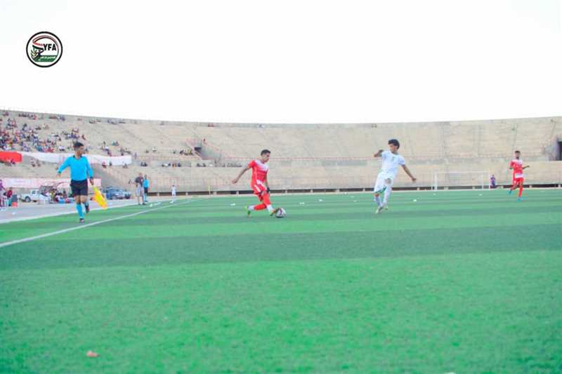فوز شعب حضرموت بخماسية على شعب إب في دوري الدرجة الأولى.