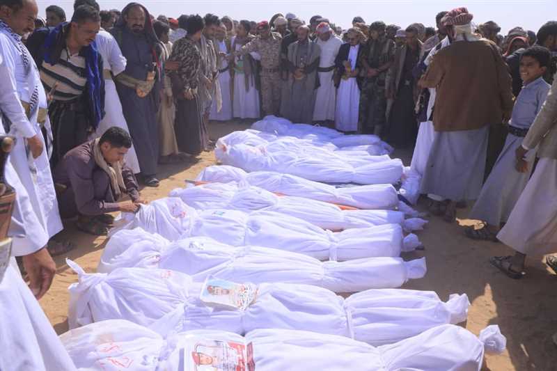 مارب تشييع عشرة شهداء من أبطال الجيش والمقاومة(صور)