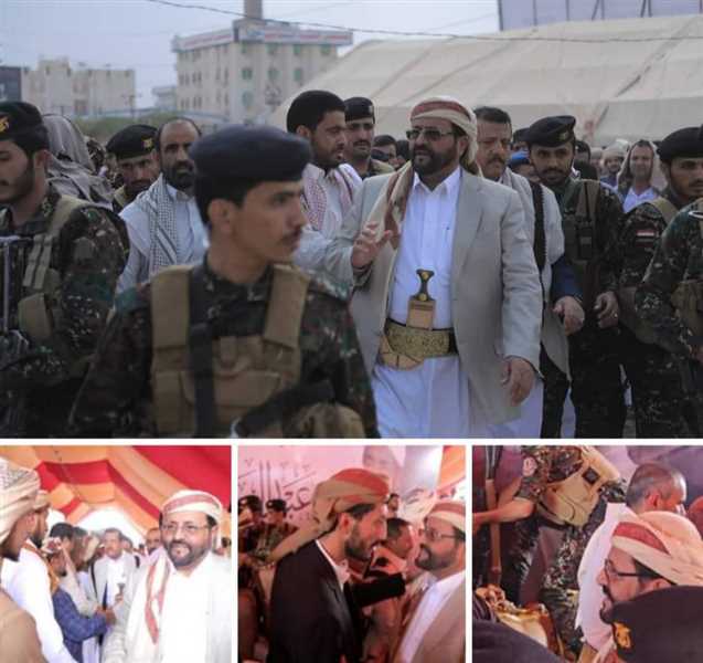 مارب : مجلس عزاء الشيخ الزنداني يشهد تدفق كبير يتقدمهم كبار رجالات الدولة ومشائخ القبائل.